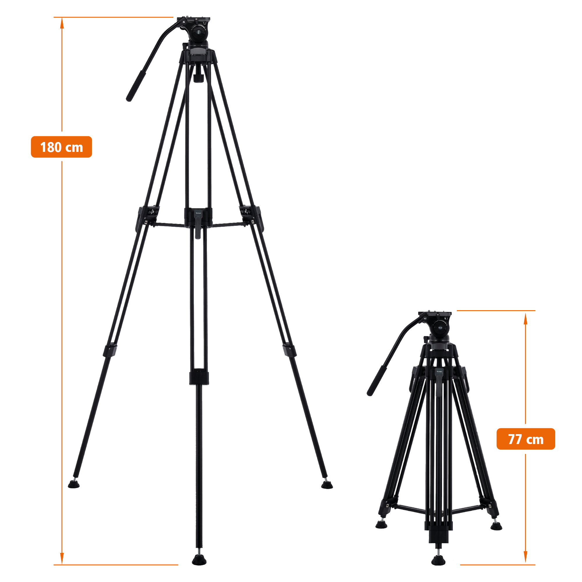 V8i Quick Aluminium | Profi Videostativ