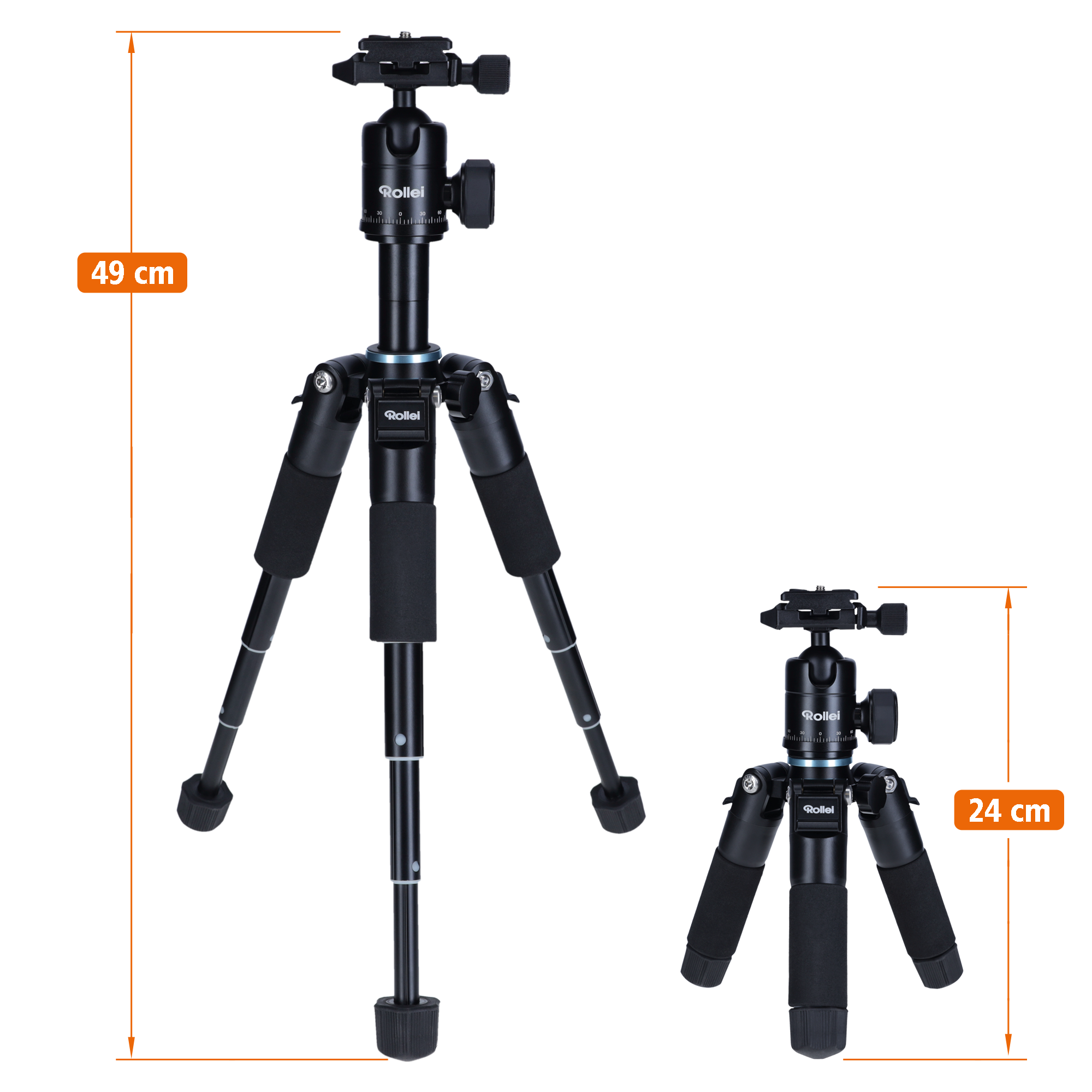 Compact Traveler Mini M-1 Stativ schwarz